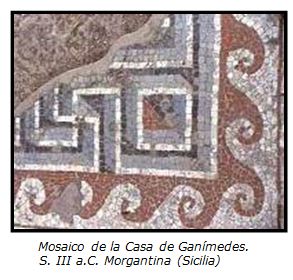 Los mosaicos de teselas de piedra